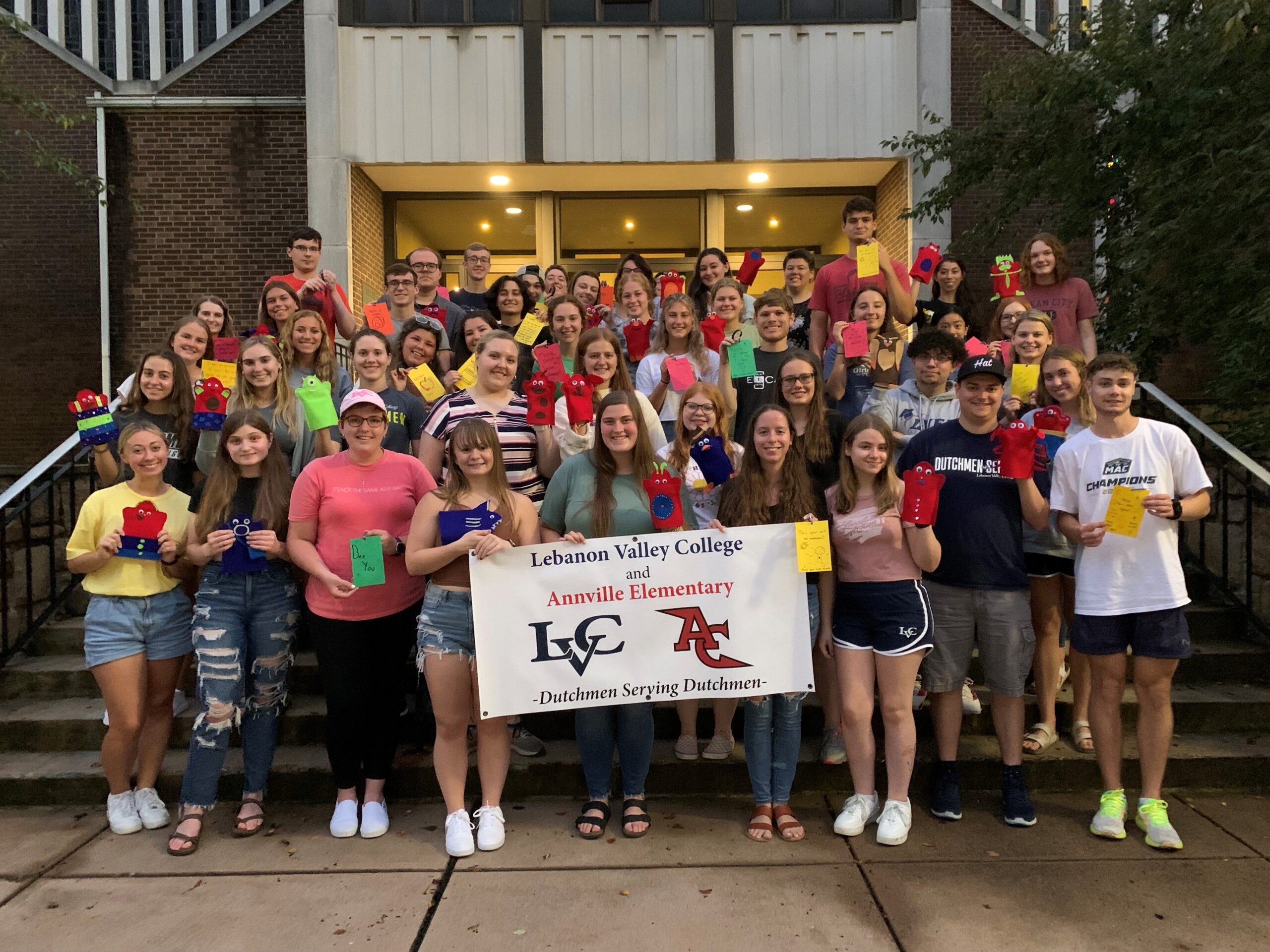 LVC students participate in Night of Service at Annville Elementary