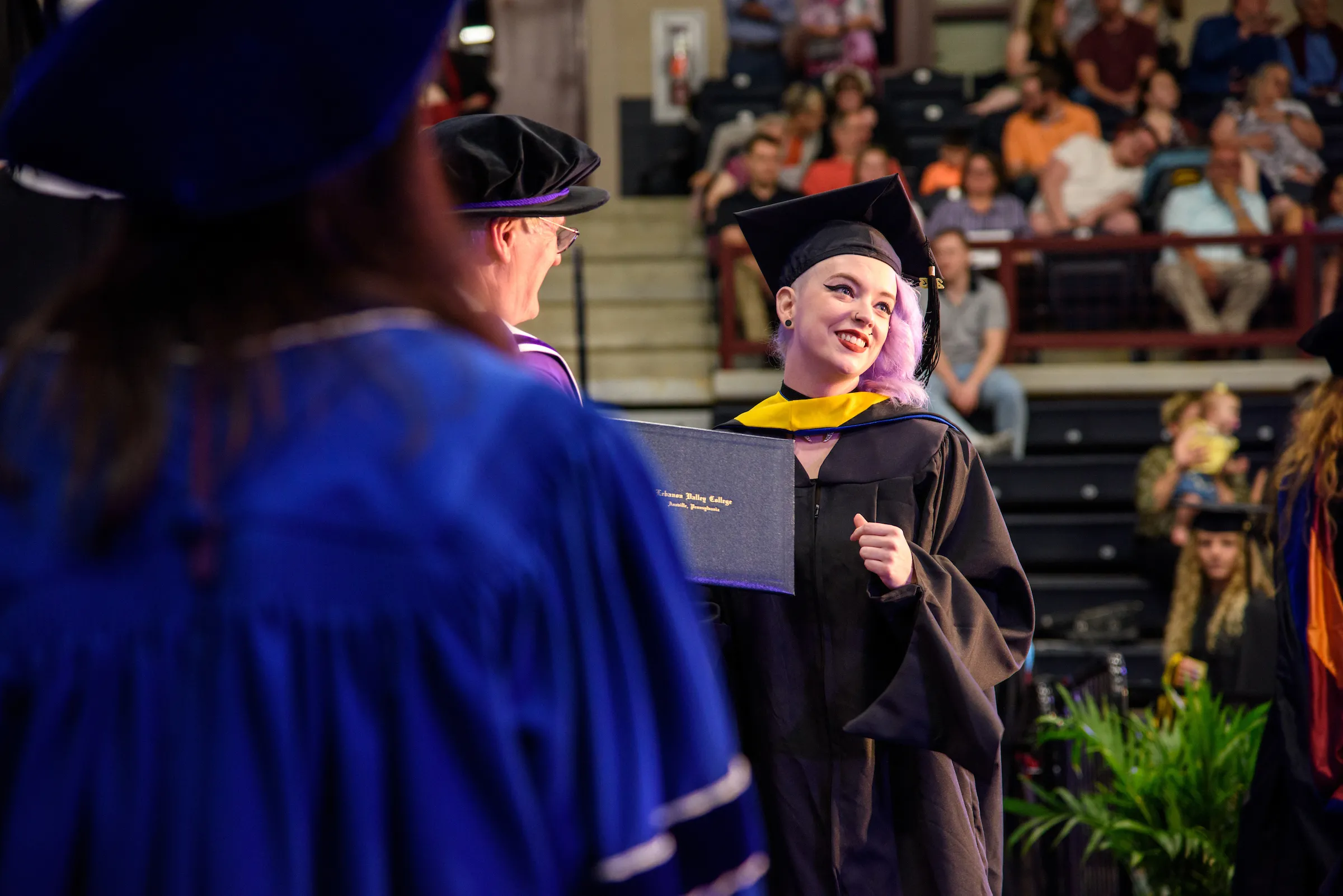 LVC Clinical Mental Health Counseling grad Katrice Kirn receives diploma