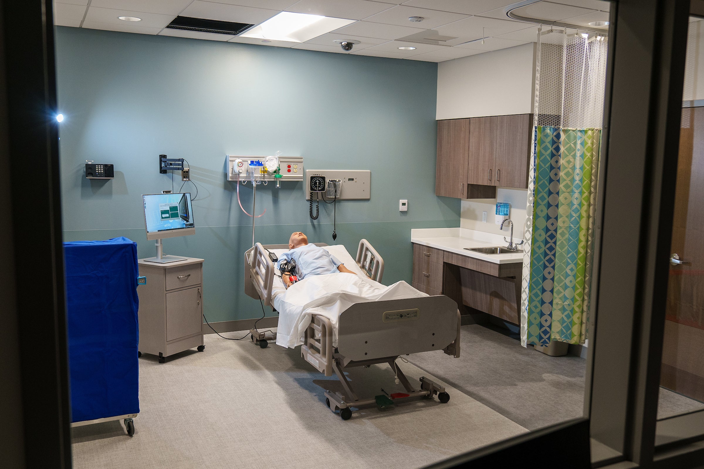 LVC nursing education facility simulation lab
