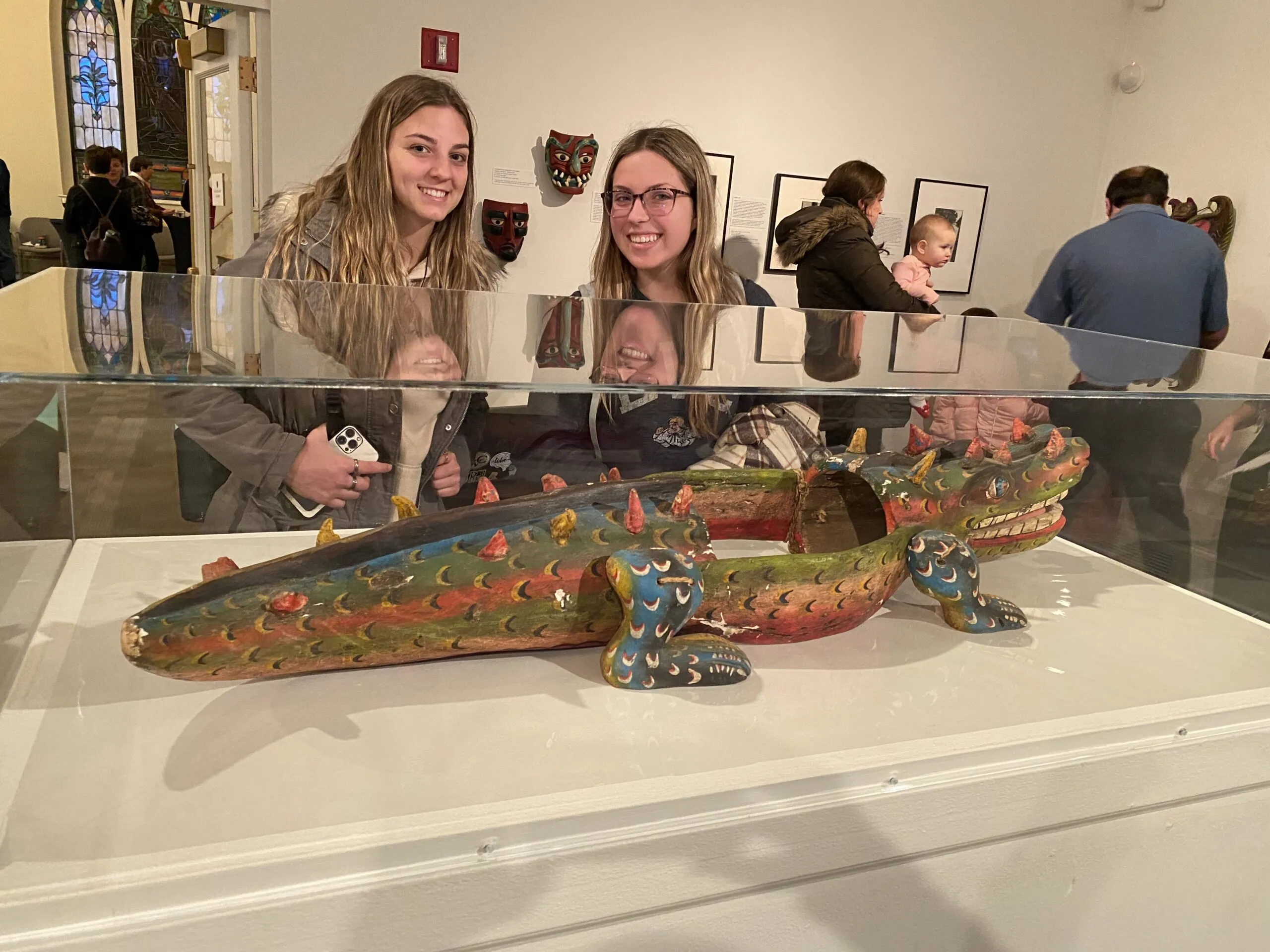 Students attend exhibit at LVC art gallery