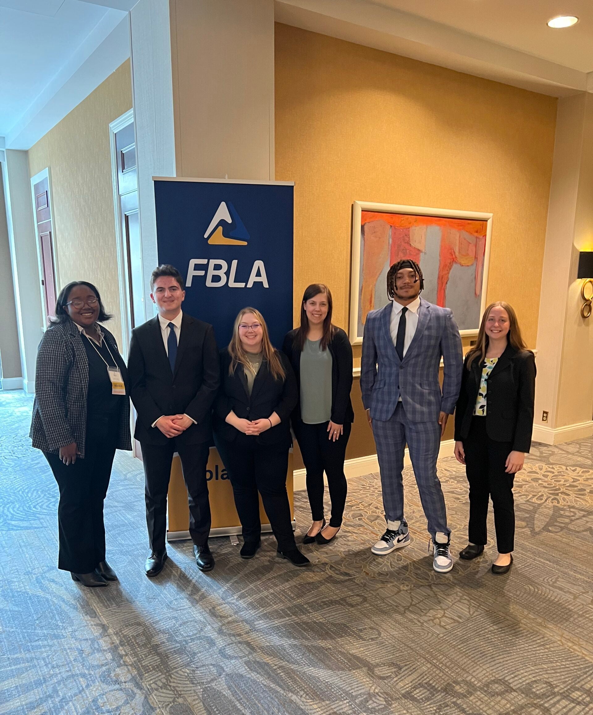 LVC students at Future Business Leaders of America (FBLA) event
