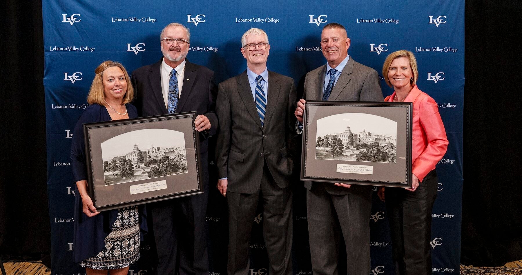 2024 LVC Vickroy Society honorees with President James MacLaren