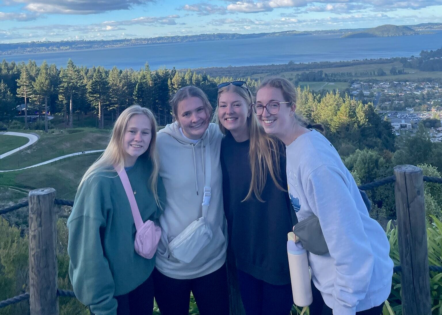 LVC students in Rotorua, New Zealand
