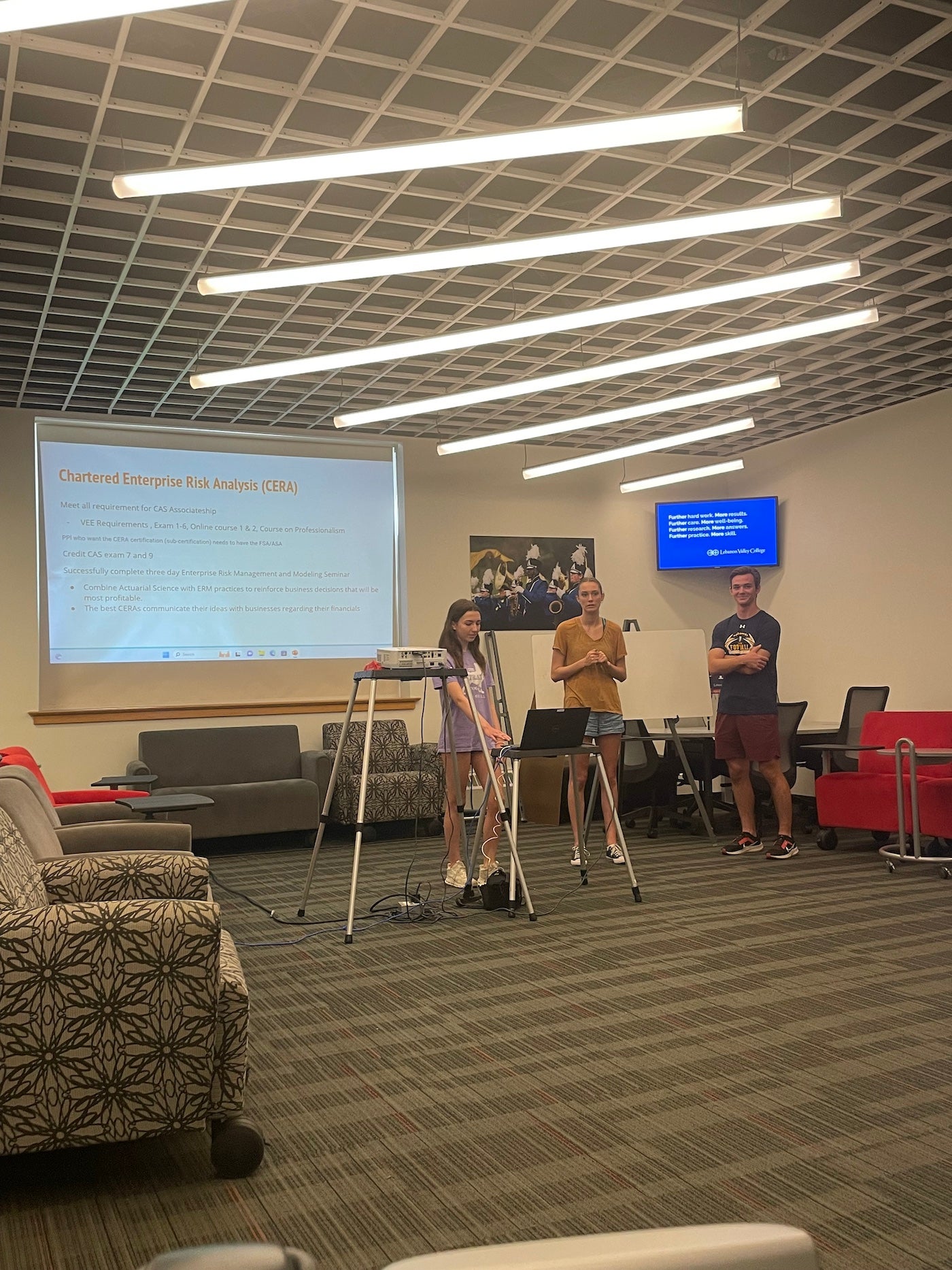 2024 Actuarial Science Camp students present to fellow campers