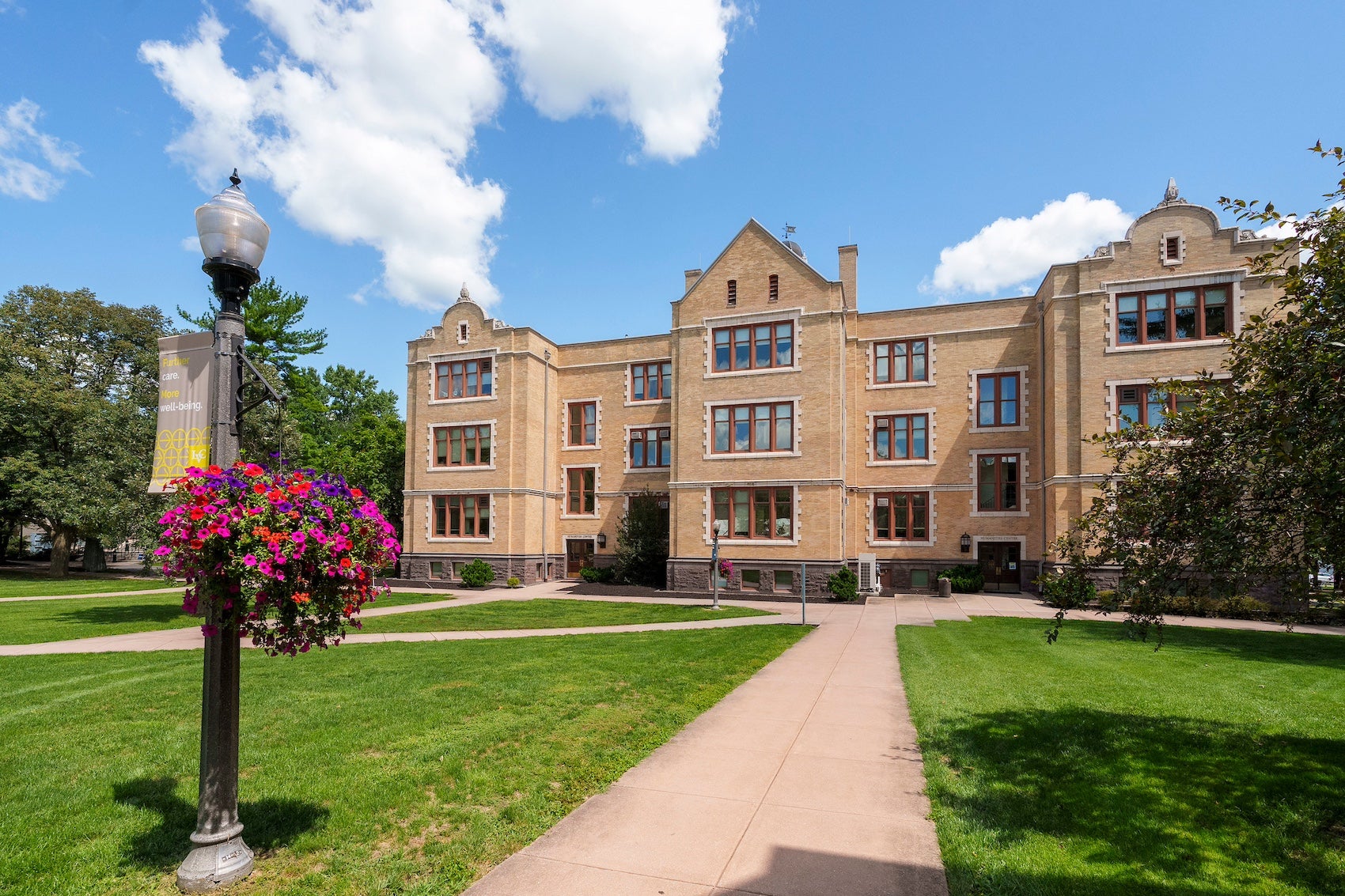 Exterior view of Humanities building on LVC campus