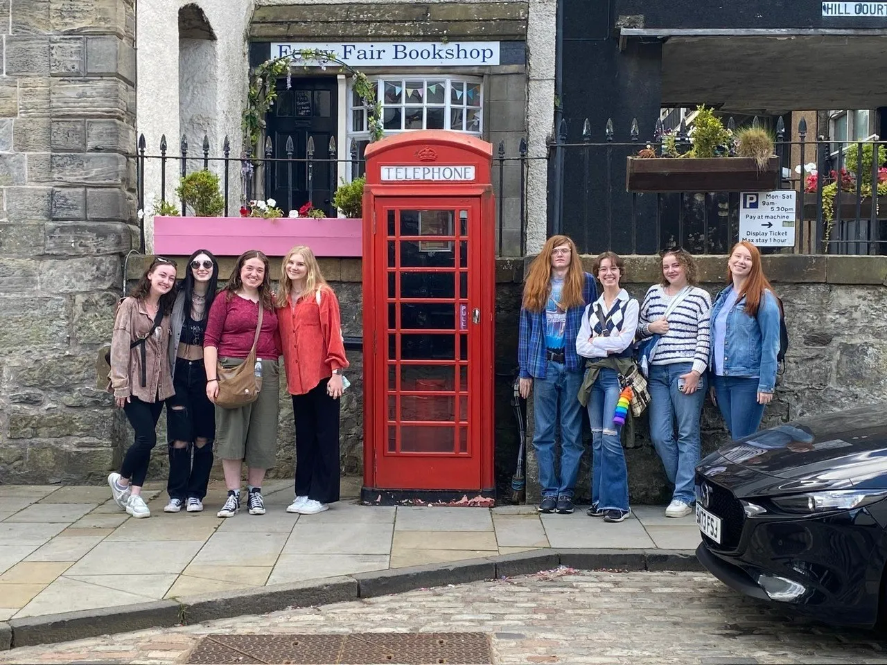 LVC students in Scotland for summer study abroad program