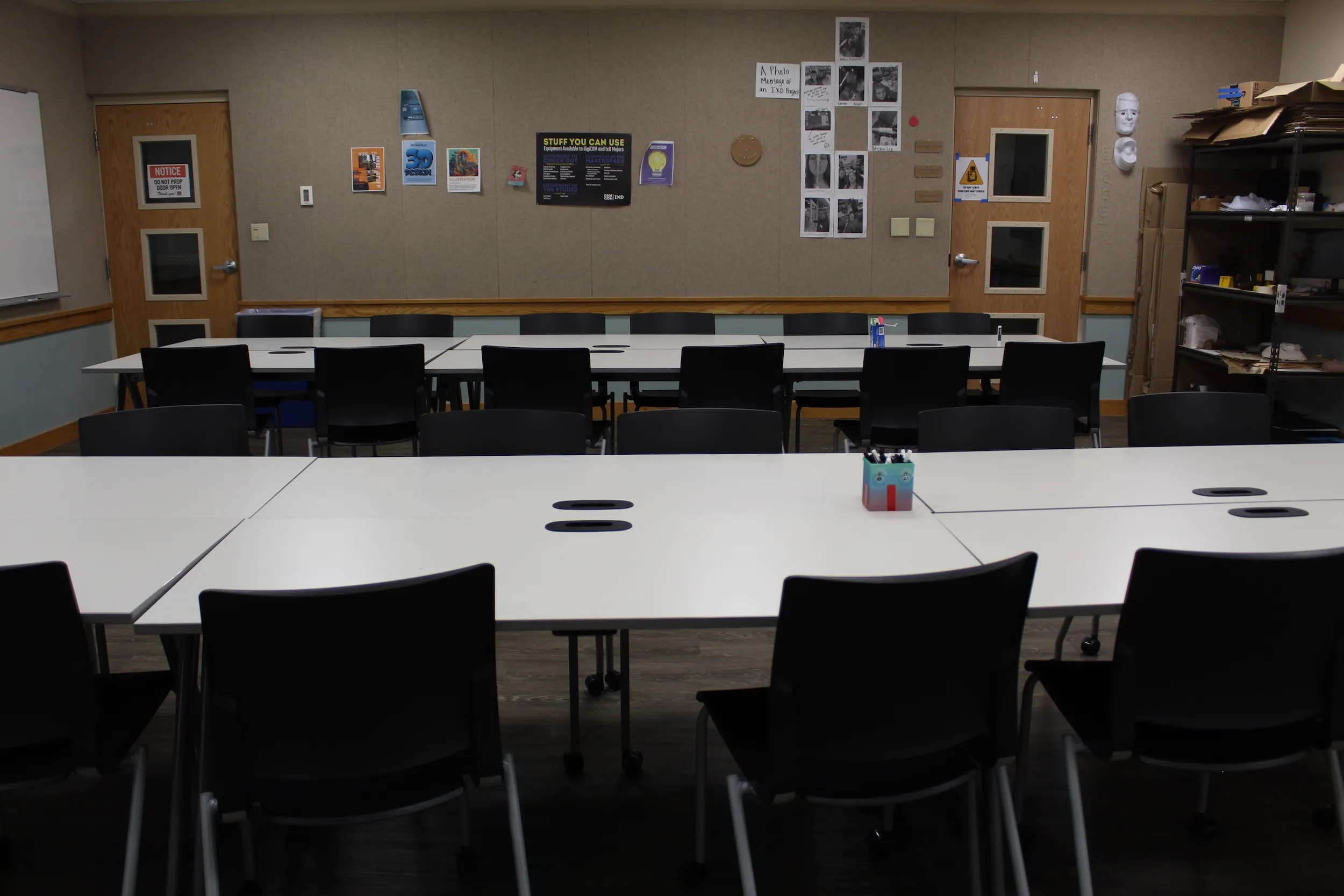 Digital Media & Technology Maker Space work tables