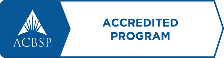 ACBSP accredited program logo