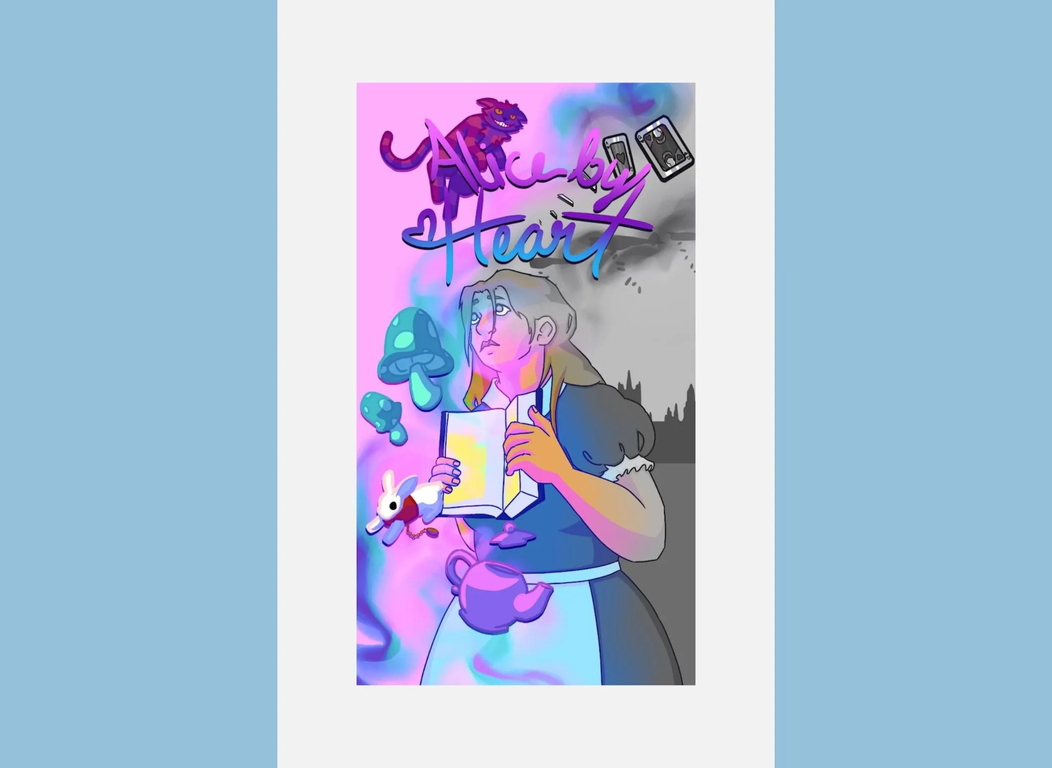 Wig and Buckle Theater Company's "Alice by Heart" show art