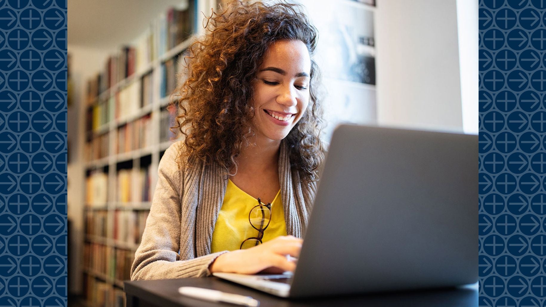 Young woman with laptop