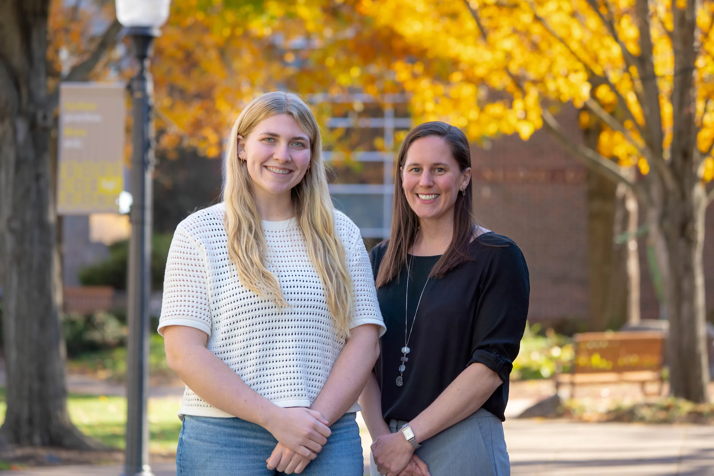 Sara Dintiman and Dr. Rachel Albert