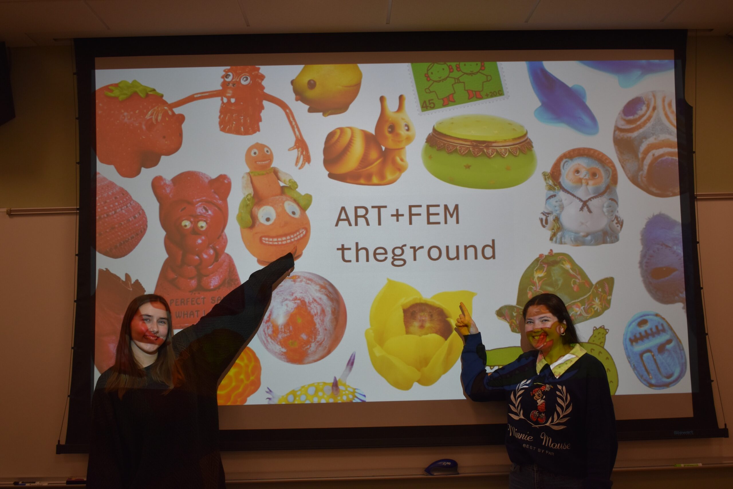 Athena Vinson '25 helped co-found a chapter of Art + Feminism