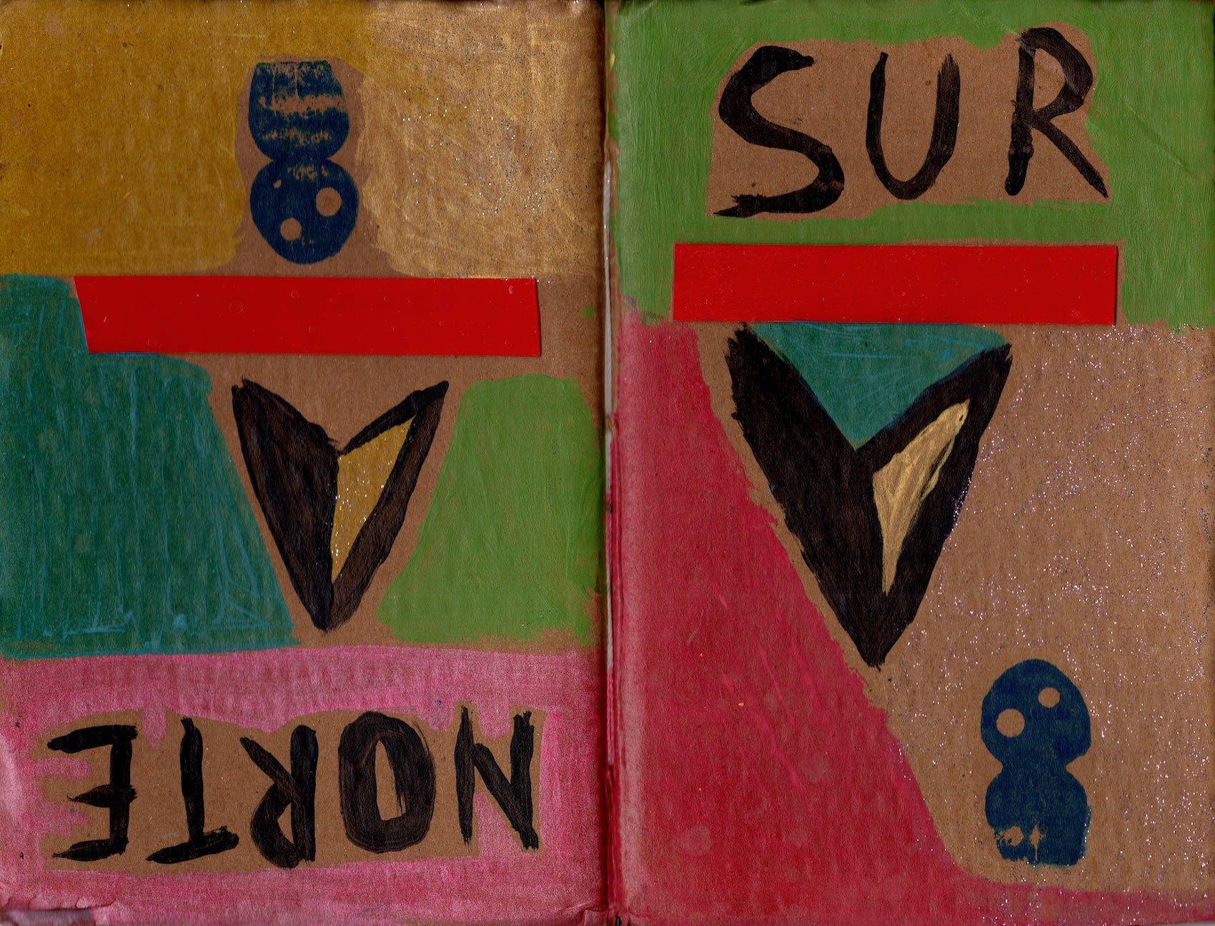 Front and back cover of Norte-Sur