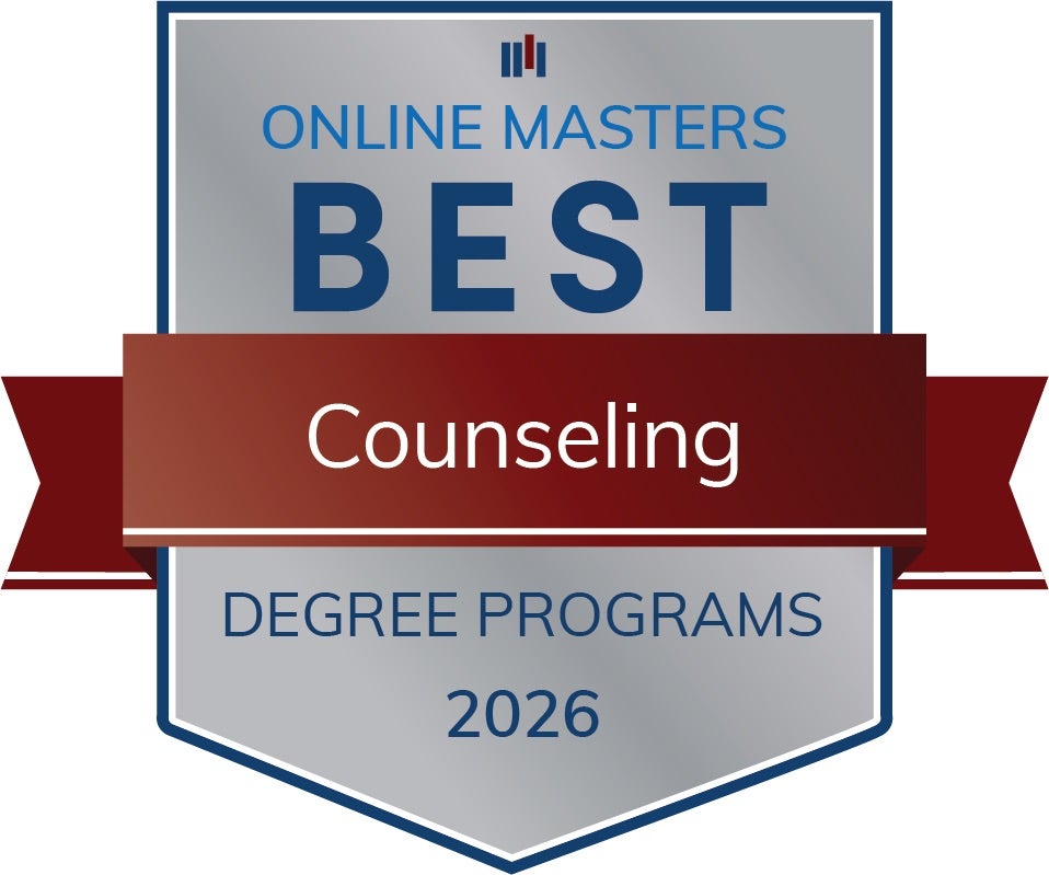 Online Masters Best Counseling Degree Programs 2026 badge