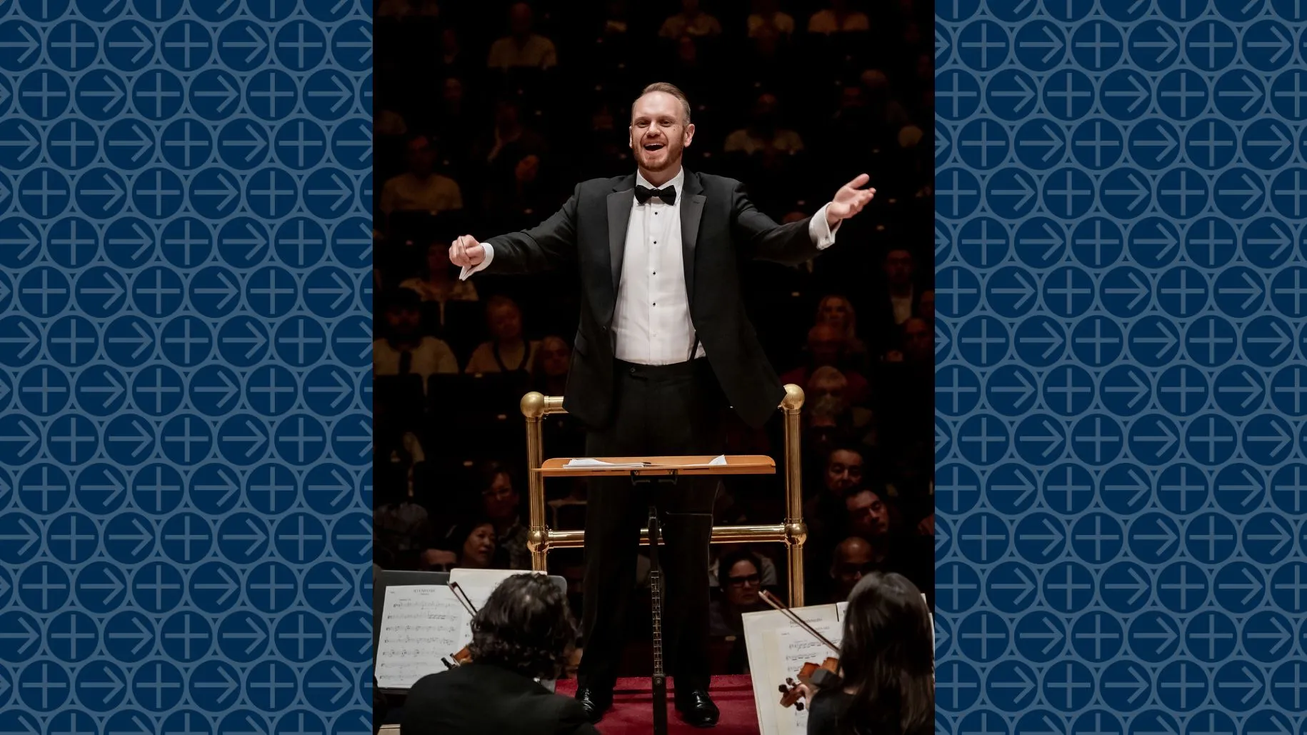 Dr. Kyle Zeuch conducts at Carnegie Hall
