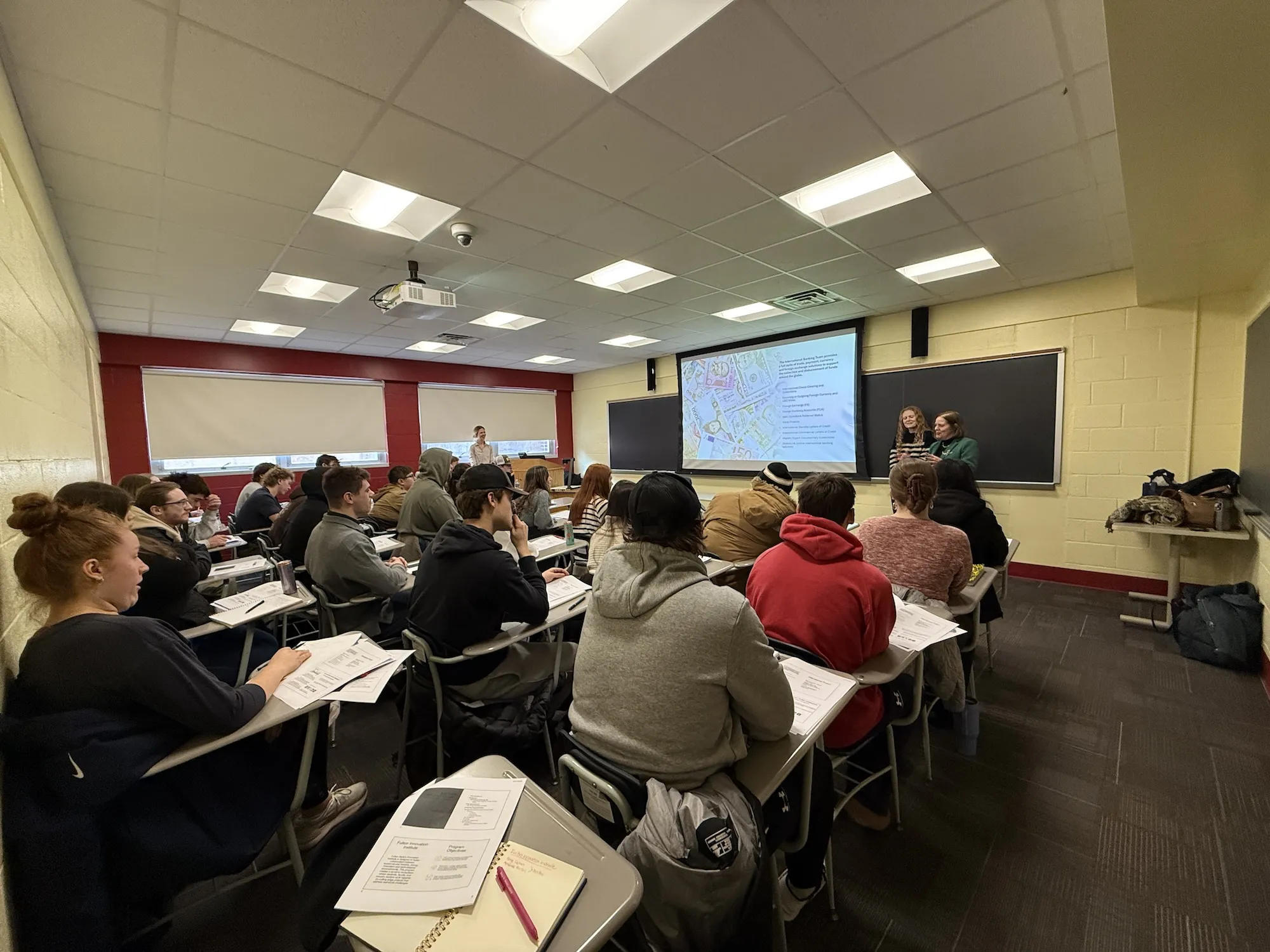 Lebanon Valley College students partnered with Fulton Bank to solve a real-world business challenge through the Fulton Bank Innovation Institute.