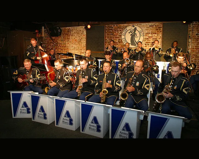 The U.S. Army Blues Sax Section