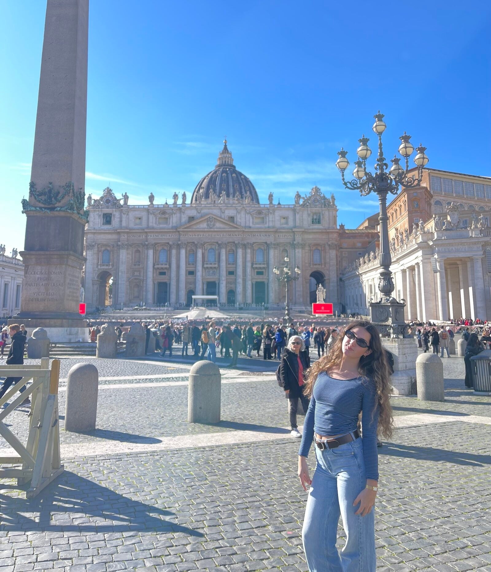 Ava Wenz abroad in Italy
