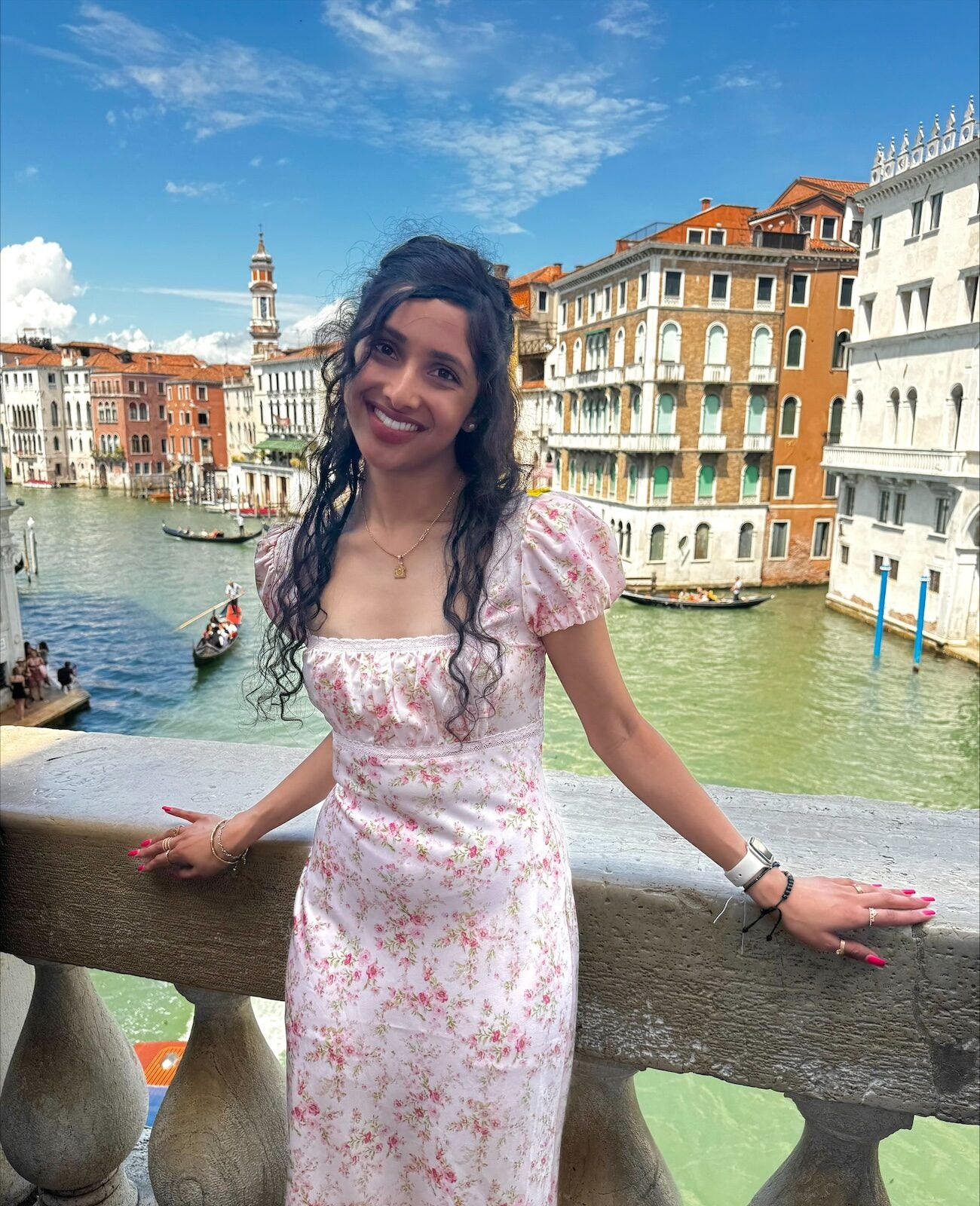 Diya Patel abroad in Italy