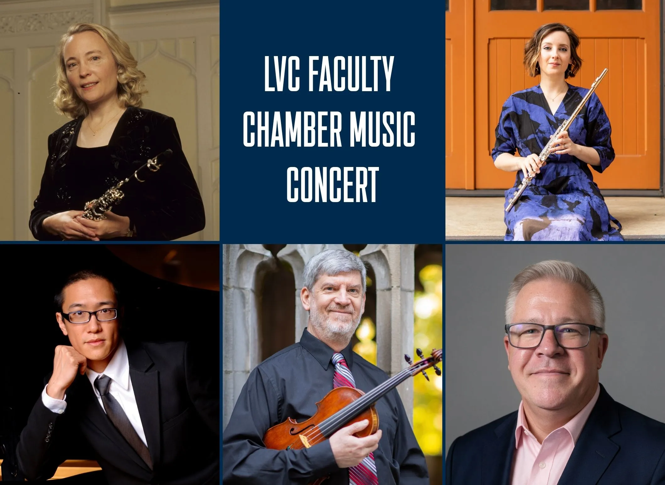 LVC Faculty Chamber Music Concert featuring Beverly Butts, Morgann Davis, Eric Fung, Johannes Dietrich, and Christopher Heffner