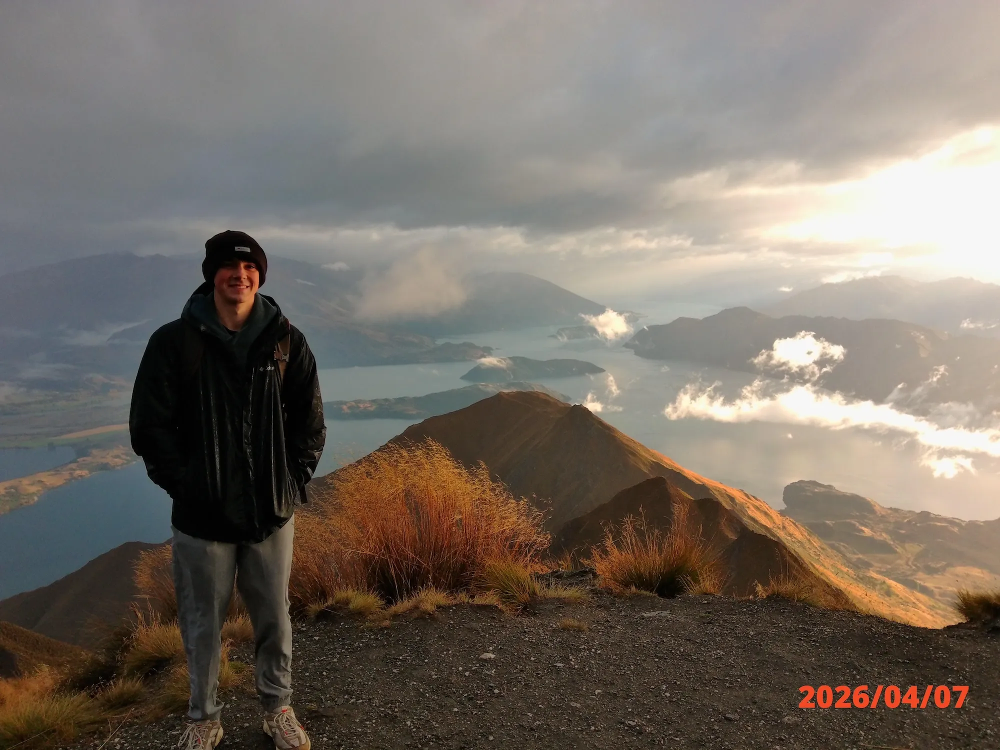 Colton Swope abroad in New Zealand