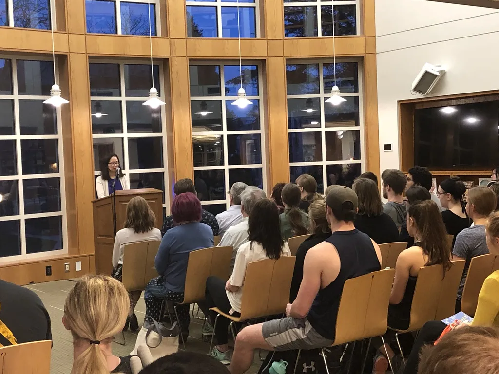 Adrienne Su speaks at Writing: A Life event