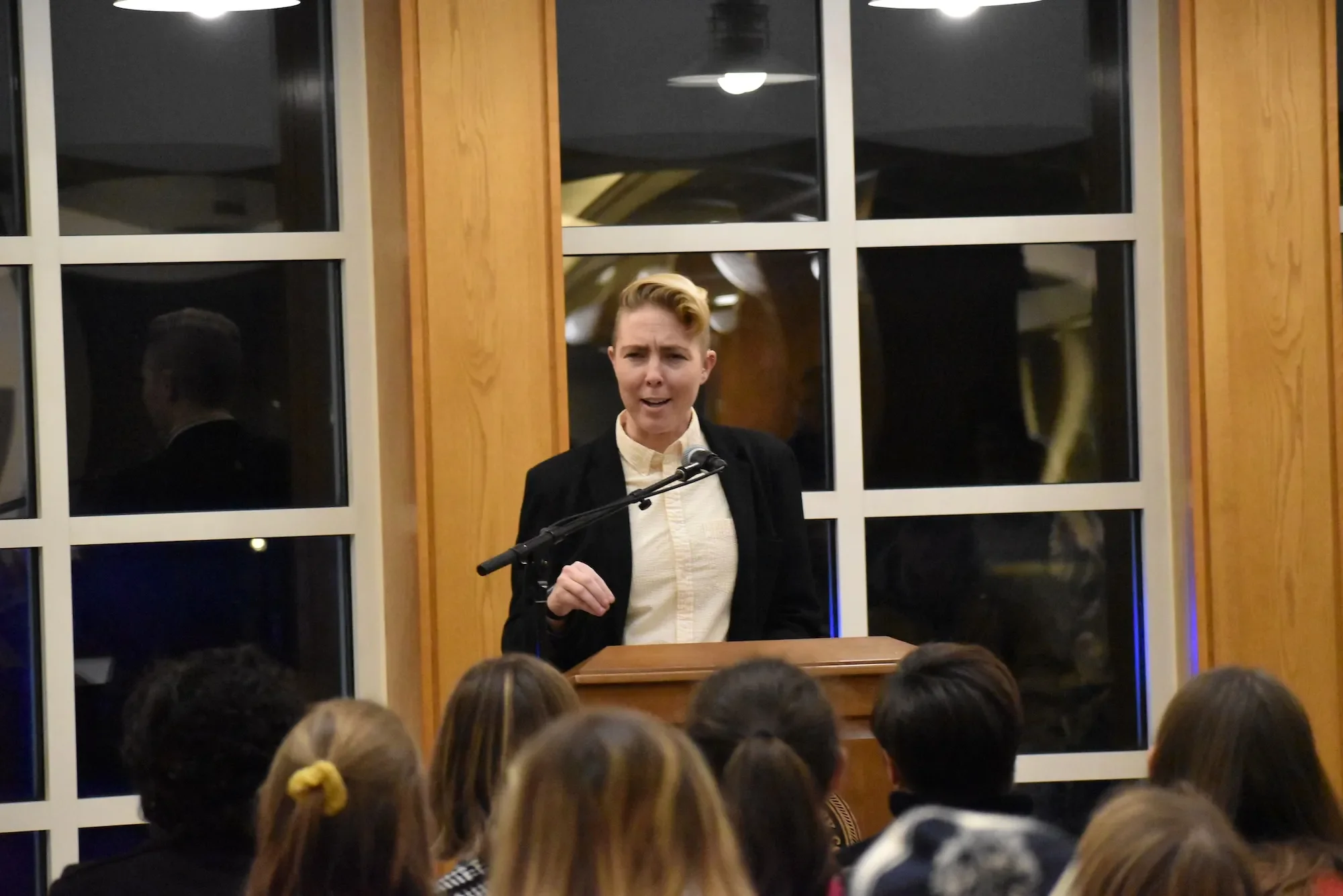 Meg Day speaks at Writing: A Life event