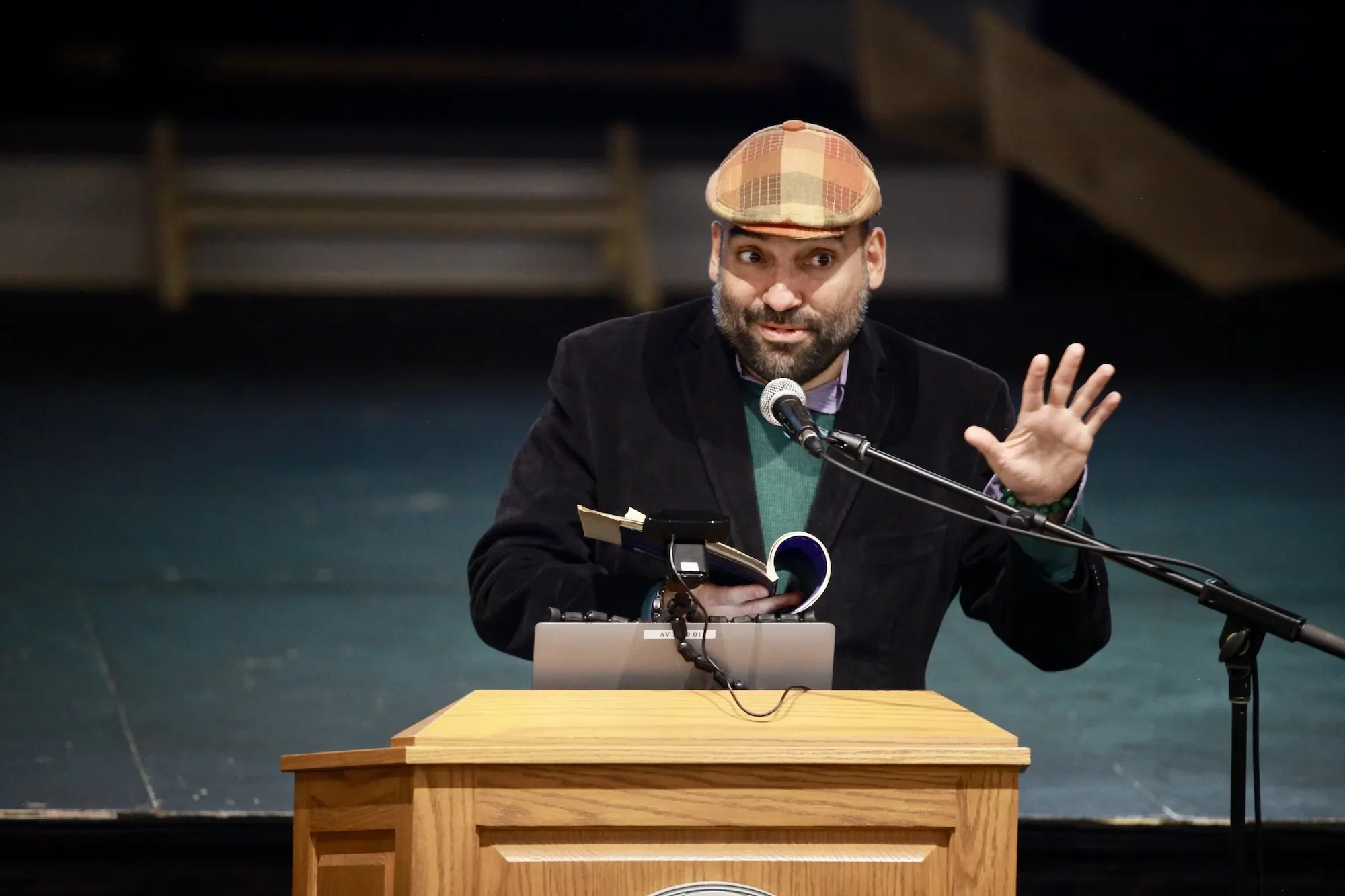 Urayoán Noel speaks at Writing: A Life event